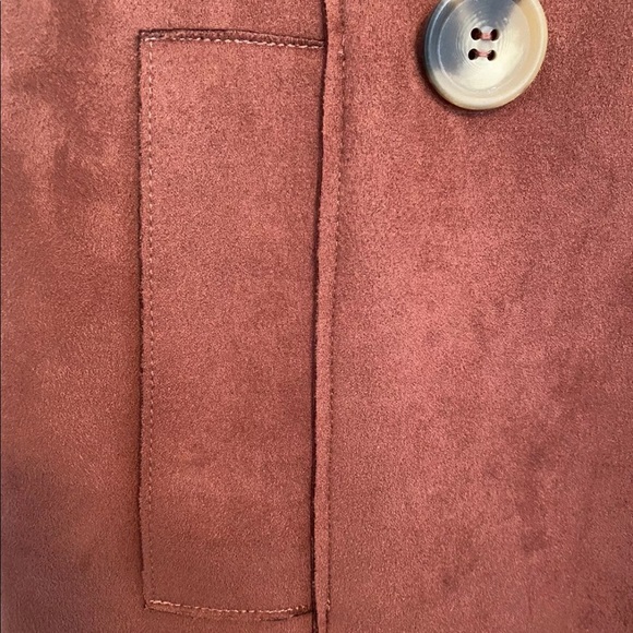 Anthropologie Tandy Utility Suede Vest Brown XS - Picture 9 of 11
